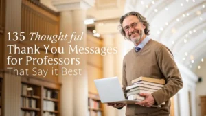 Thank You Messages for Professors