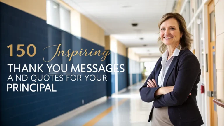 principal thank you messages