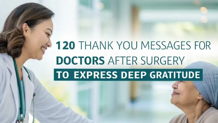 thanks after surgery