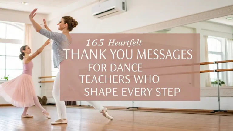 thanks dance teacher